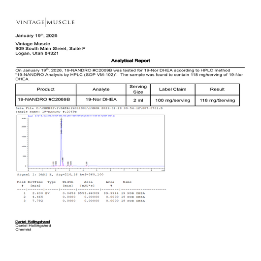 Old School Muscle & Strength, Joint Friendly - 19-Nandro