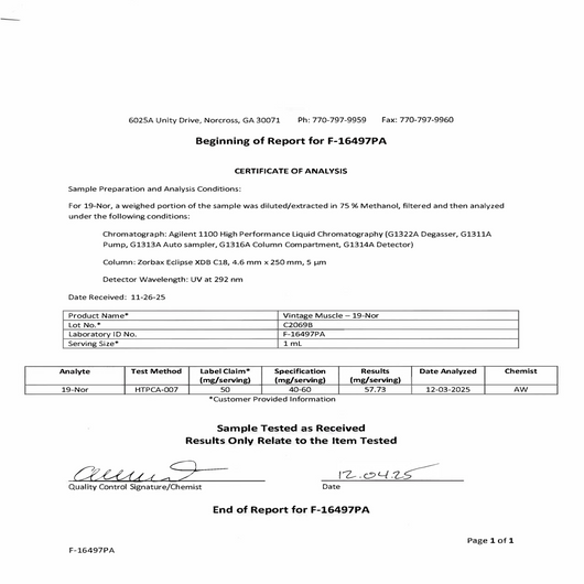 Old School Muscle & Strength, Joint Friendly - 19-Nandro